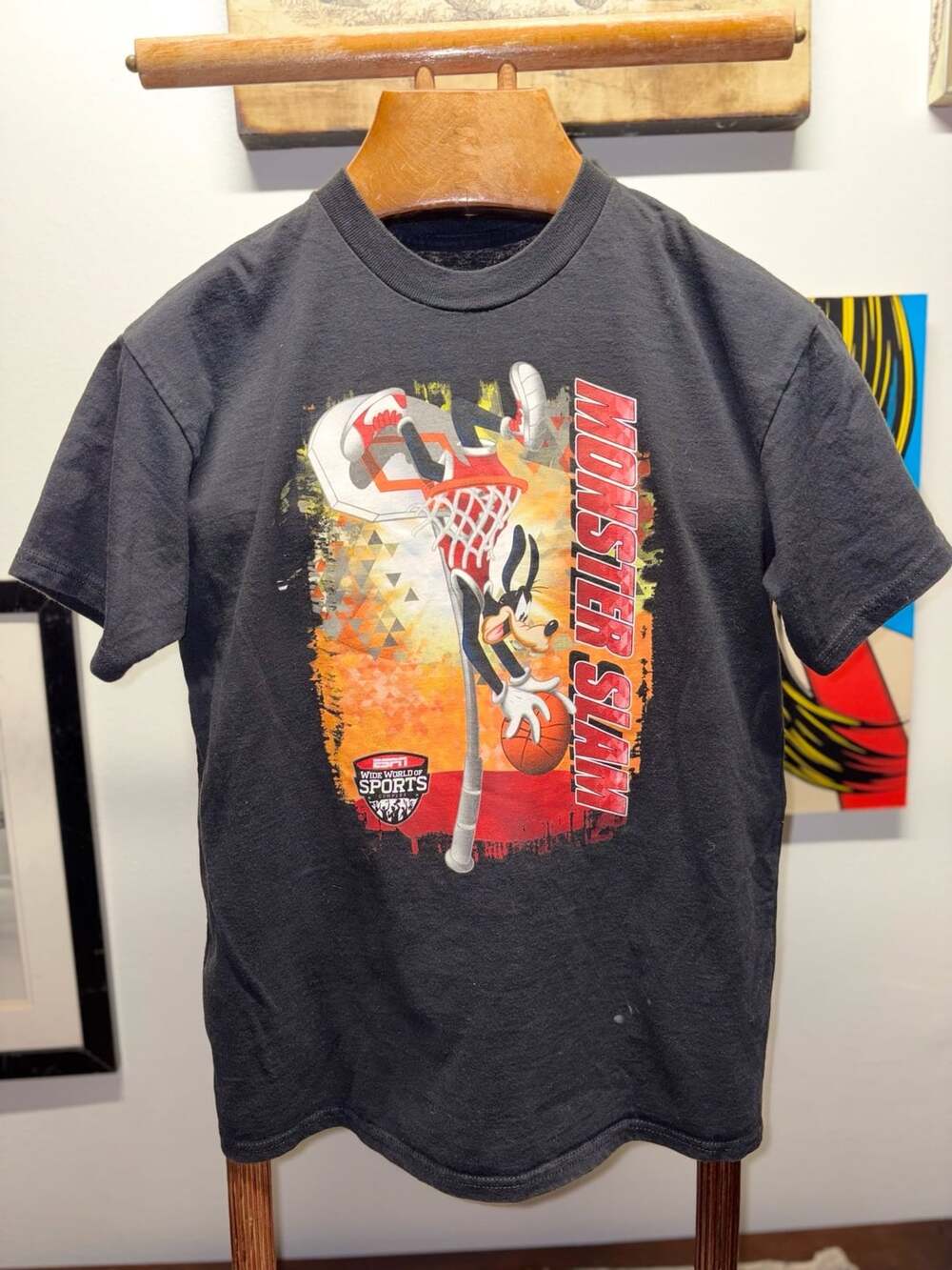 Disney Champion ESPN Wide World Of Sports Goofy Monster Slam T-Shirt